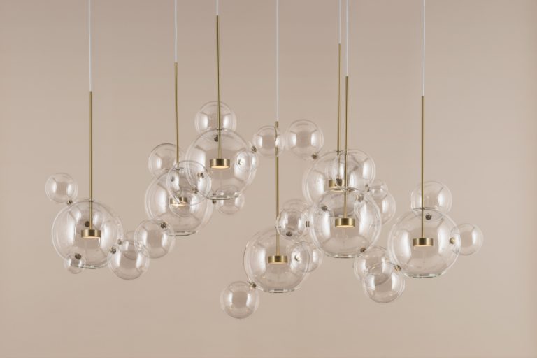 Bolle Chandelier Linear 14 Bubbles - Motif